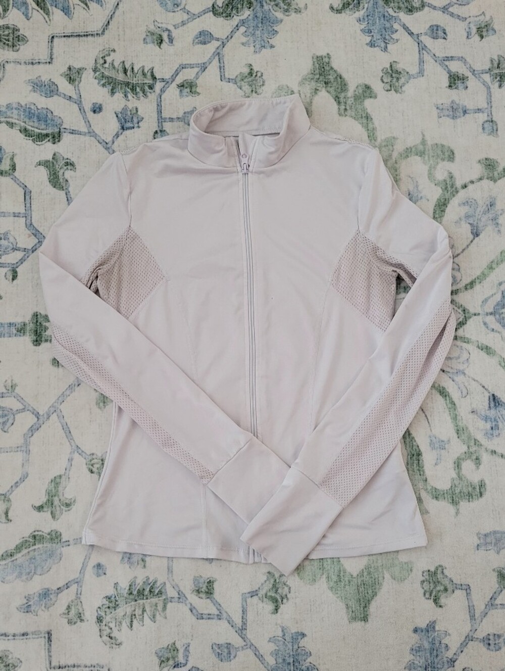 Mesh-Panel Zip Athletic Jacket